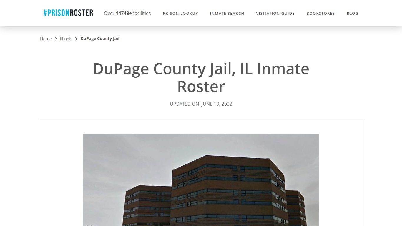 DuPage County Jail, IL Inmate Roster - Prisonroster